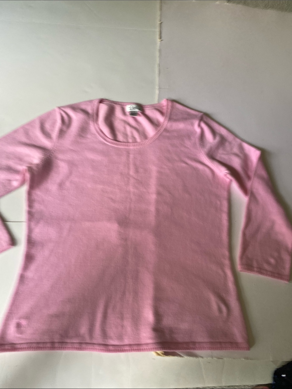 Vintage Lilly Pulitzer Pink Scoop Neck Sweater